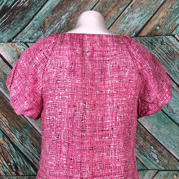 A4 - Ann Taylor 100% Silk Pink Blouse - S - Picture 5 of 6